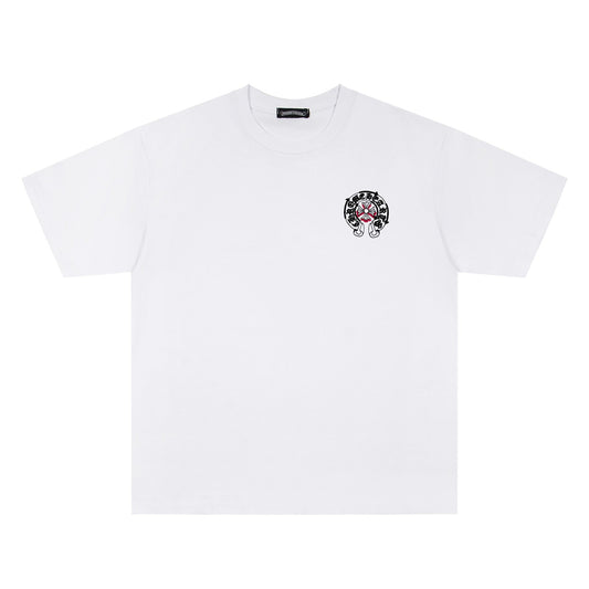 Chrome Hearts Sanskrit Floral Crew Neck T-Shirt KF10