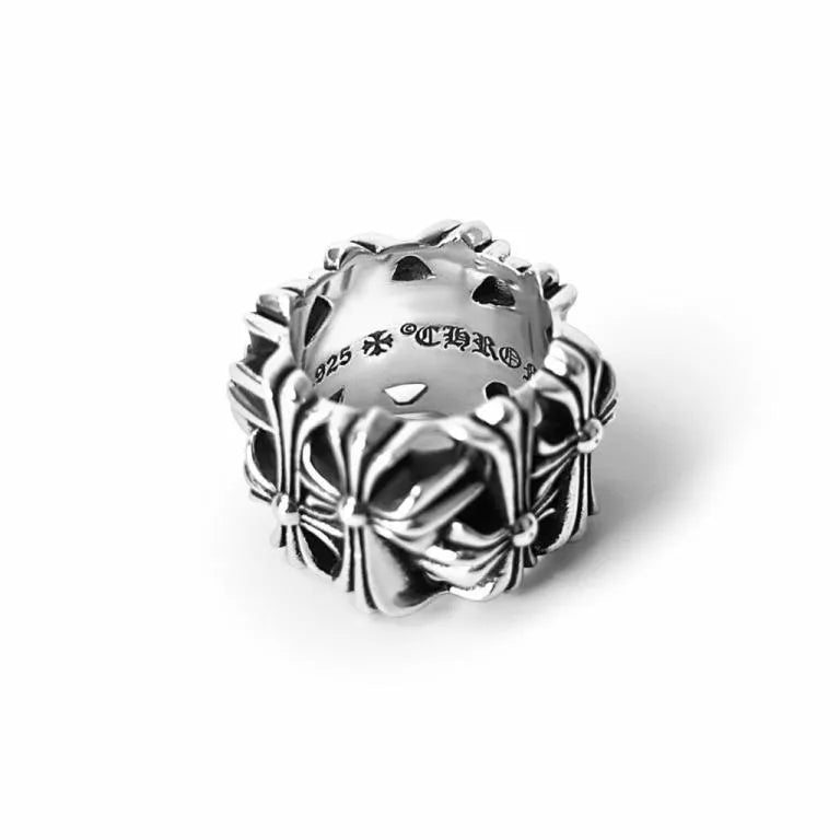 Chrome Hearts Square Cemetery Ring - 9