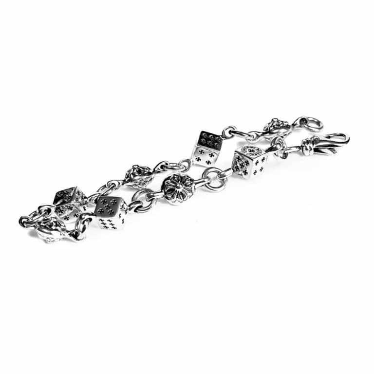 Chrome Hearts Dice AND Crossball Bracelet - 4