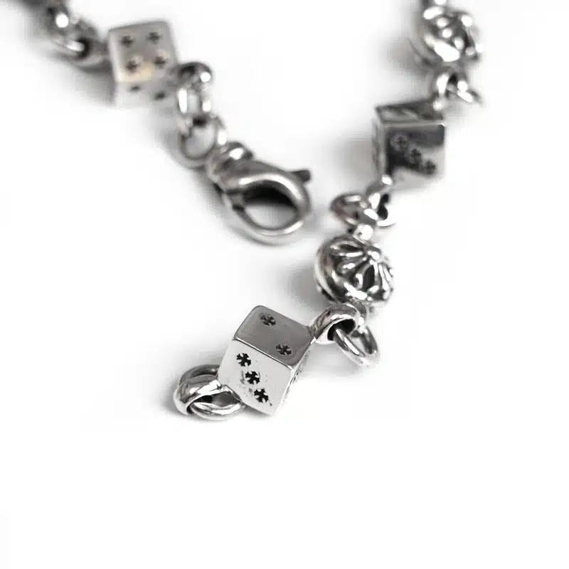Chrome Hearts Dice AND Crossball Bracelet - 4