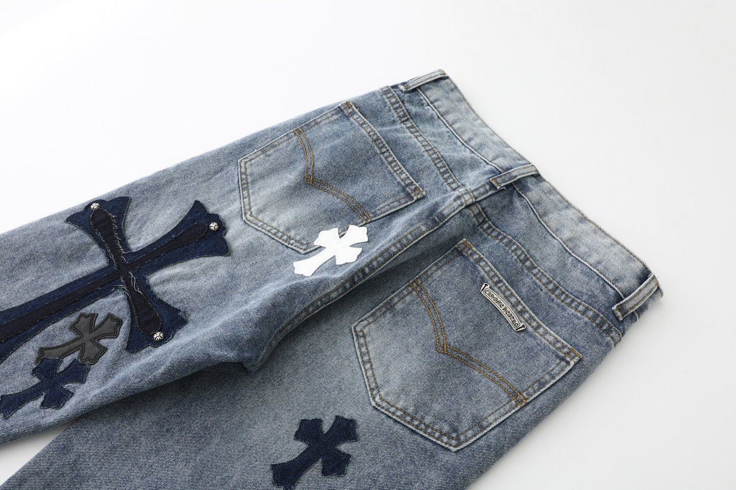Chrome Hearts Cross Washed Limited Edition Denim Jeans KS20