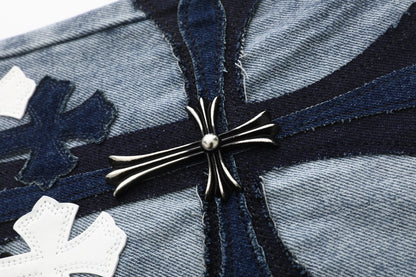 Chrome Hearts Cross Washed Limited Edition Denim Jeans KS20