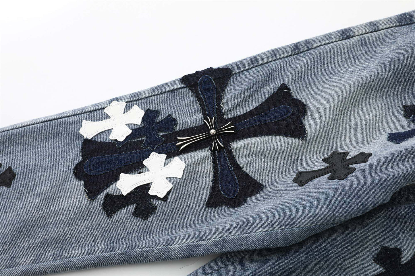 Chrome Hearts Cross Washed Limited Edition Denim Jeans KS20