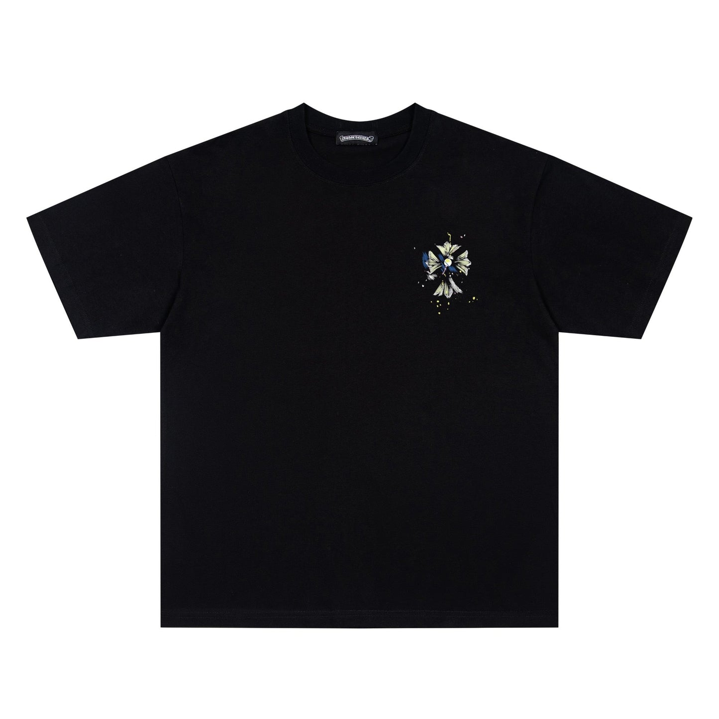 Chrome Hearts Floral Cross Short Sleeve T-Shirt KH12