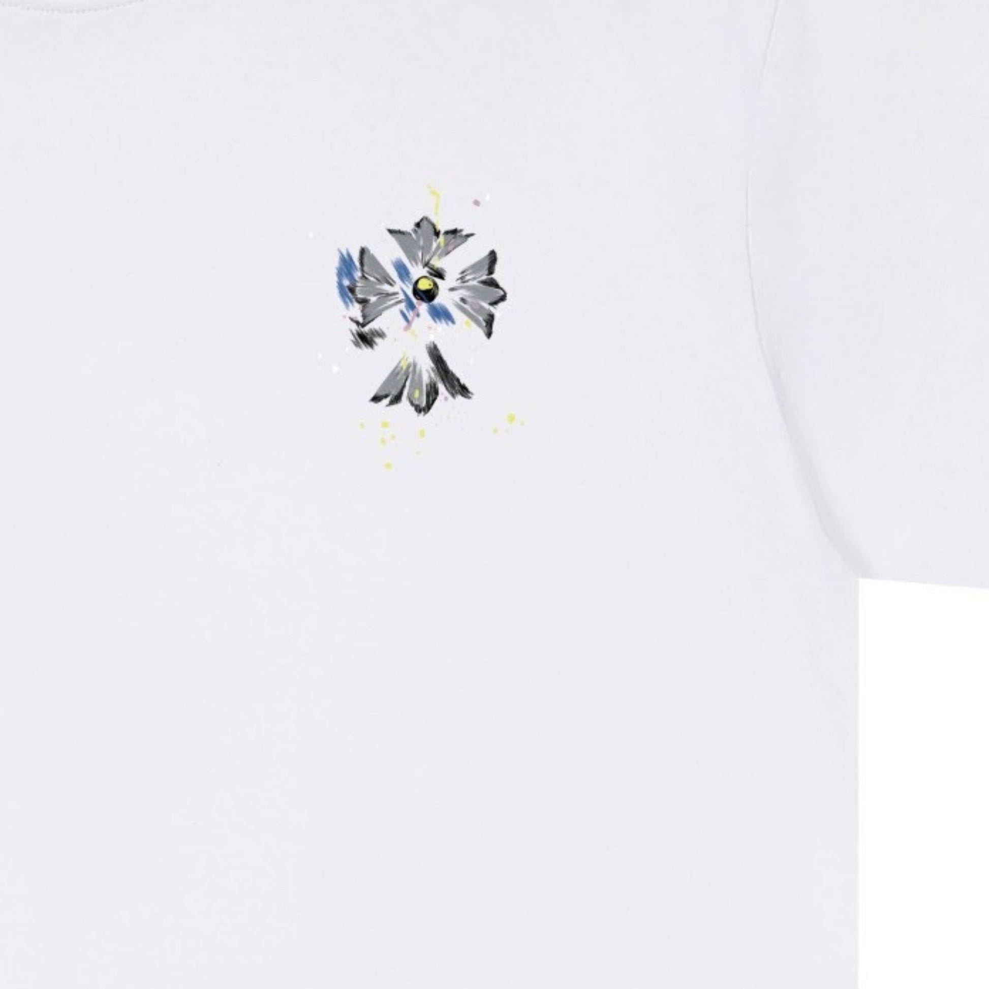 Chrome Hearts Floral Cross Short Sleeve T-Shirt KH12