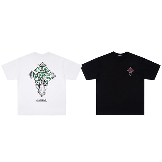 Chrome Hearts Horseshoe Print T-Shirt KM11