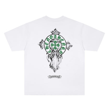 Chrome Hearts Horseshoe Print T-Shirt KM11