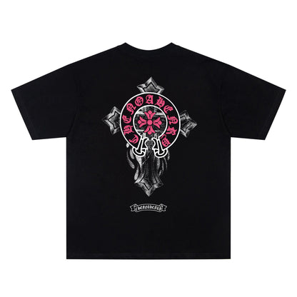 Chrome Hearts Horseshoe Print T-Shirt KM11