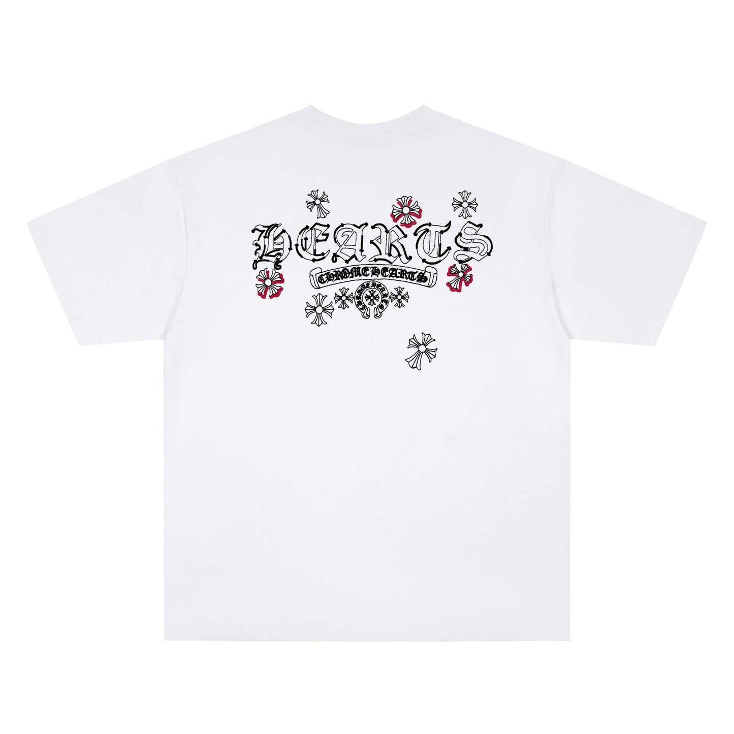 Chrome Hearts Sanskrit Floral Crew Neck T-Shirt KF10