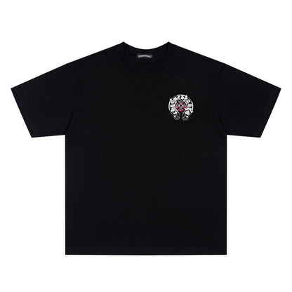Chrome Hearts Sanskrit Floral Crew Neck T-Shirt KF10