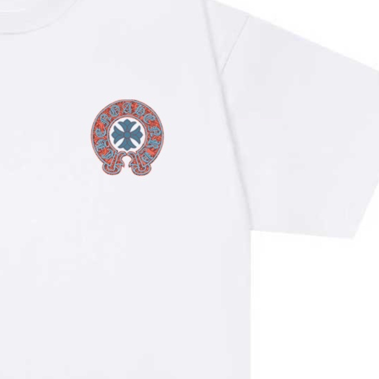 Chrome Hearts Color-Block Print Couple T-Shirts KZ08
