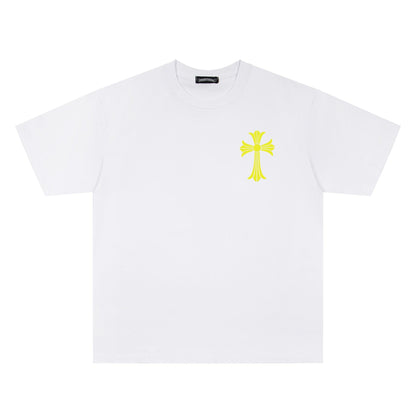 Chrome Hearts Multicolor Sanskrit Print Couple T-Shirts KD07