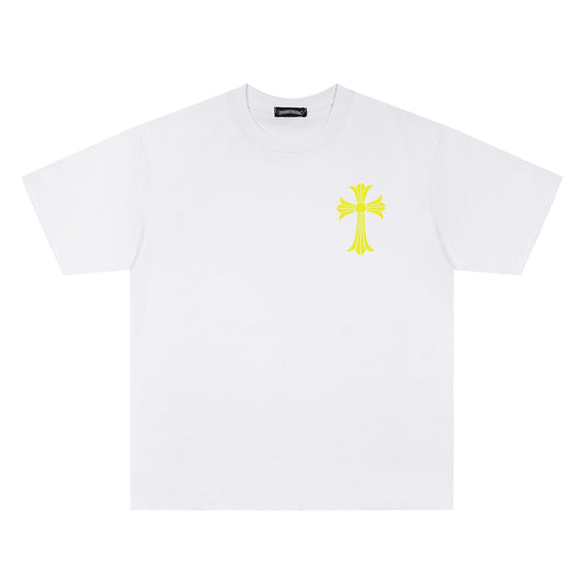 Chrome Hearts Multicolor Sanskrit Print Couple T-Shirts KD07