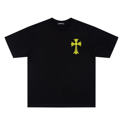 Chrome Hearts Multicolor Sanskrit Print Couple T-Shirts KD07
