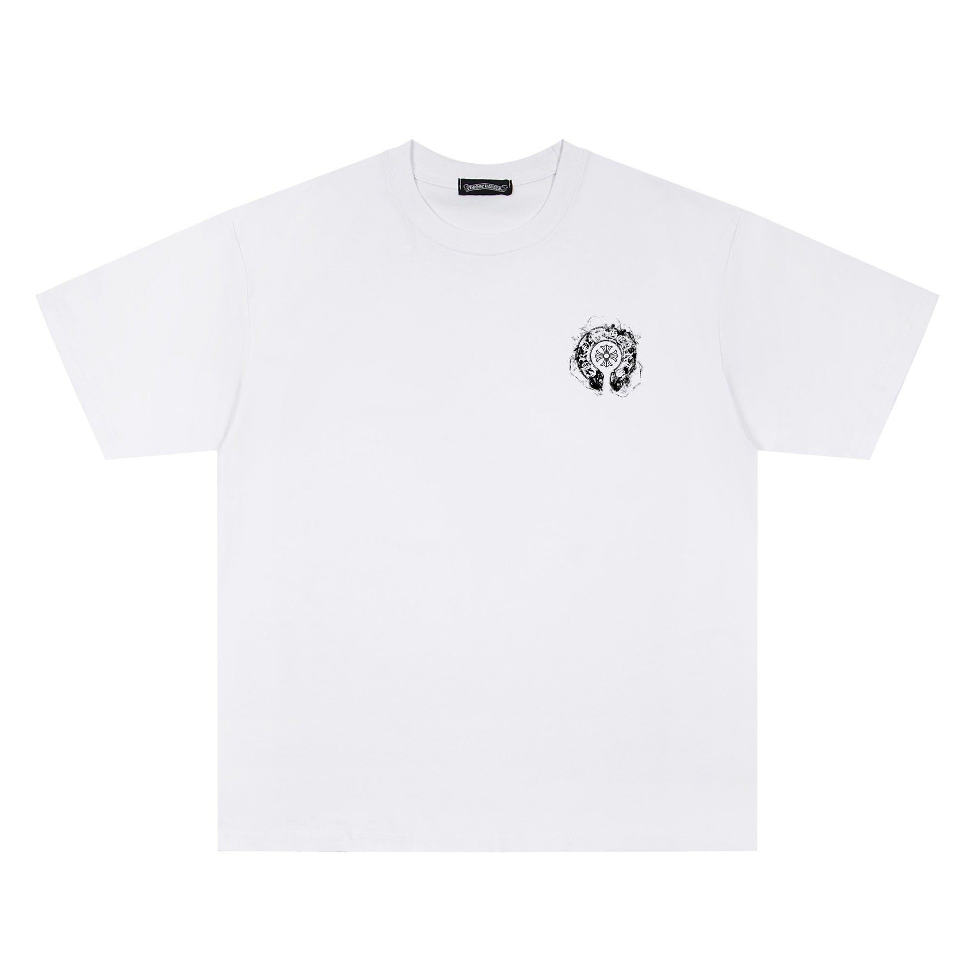 Chrome Hearts Smoke Horseshoe Graphic T-Shirt KY06