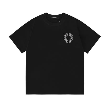 Chrome Hearts Letter Pattern Print Short Sleeve T-Shirt KZ05