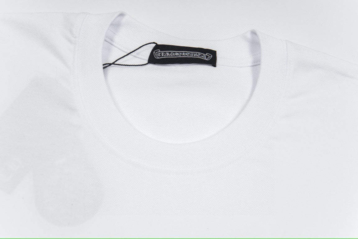 Chrome Hearts Letter Pattern Print Short Sleeve T-Shirt KZ05