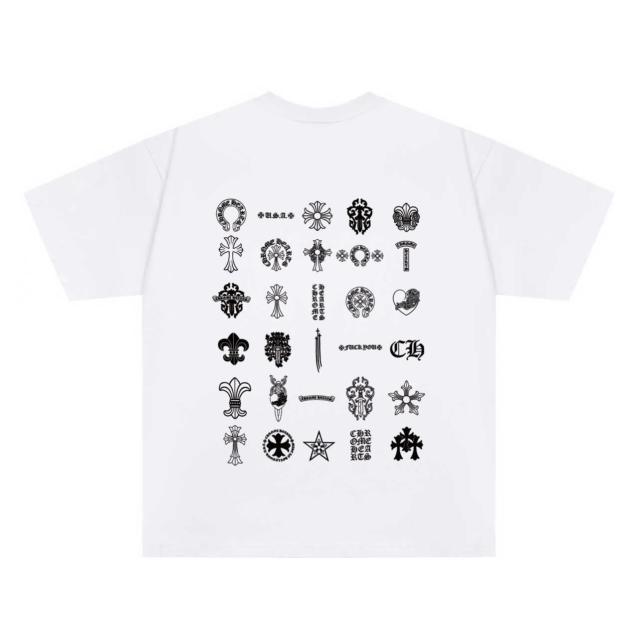 Chrome Hearts Back Print T-Shirt KH04