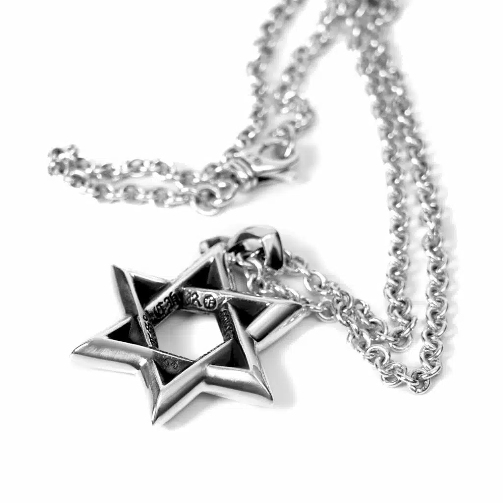 Chrome Hearts Large Star OF David Pendant