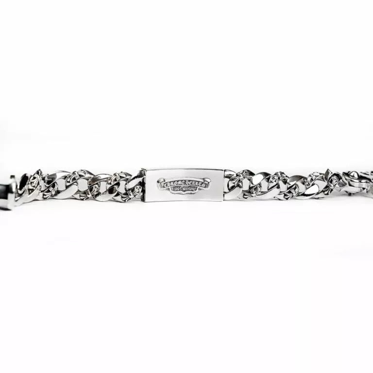 Dagger ID Fancy Link Clip Bracelet - 6