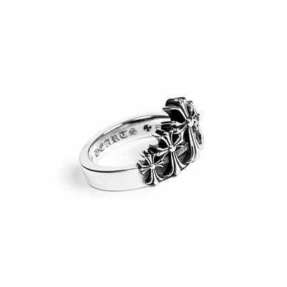 Chrome Hearts Cross Crown Ring - 5