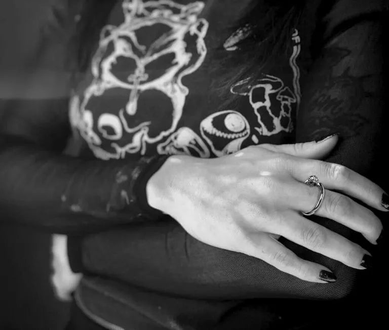 Chrome Hearts Nail Ring - Crossball - 56
