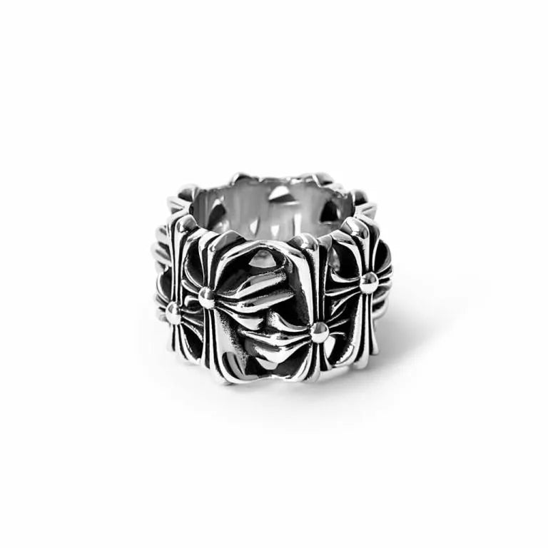 Chrome Hearts Square Cemetery Ring - 9