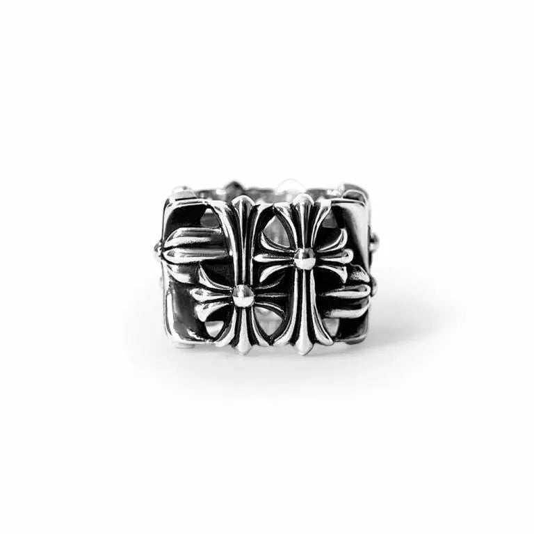 Chrome Hearts Square Cemetery Ring - 9
