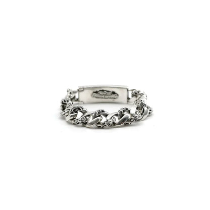 Chrome Hearts Dagger ID Fancy Link Clip Bracelet - 9