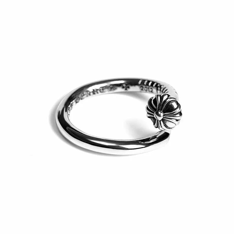 Chrome Hearts Nail Ring - Crossball - 56