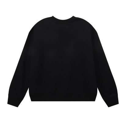 Purple Men's Long-Sleeve T-shirt Sweatshirt 1142