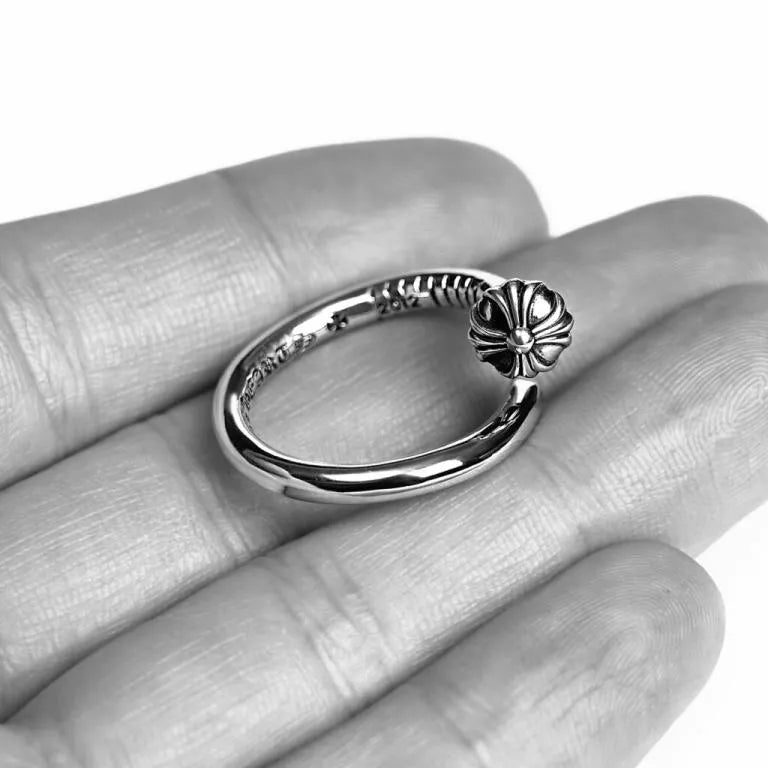 Chrome Hearts Nail Ring - Crossball - 56