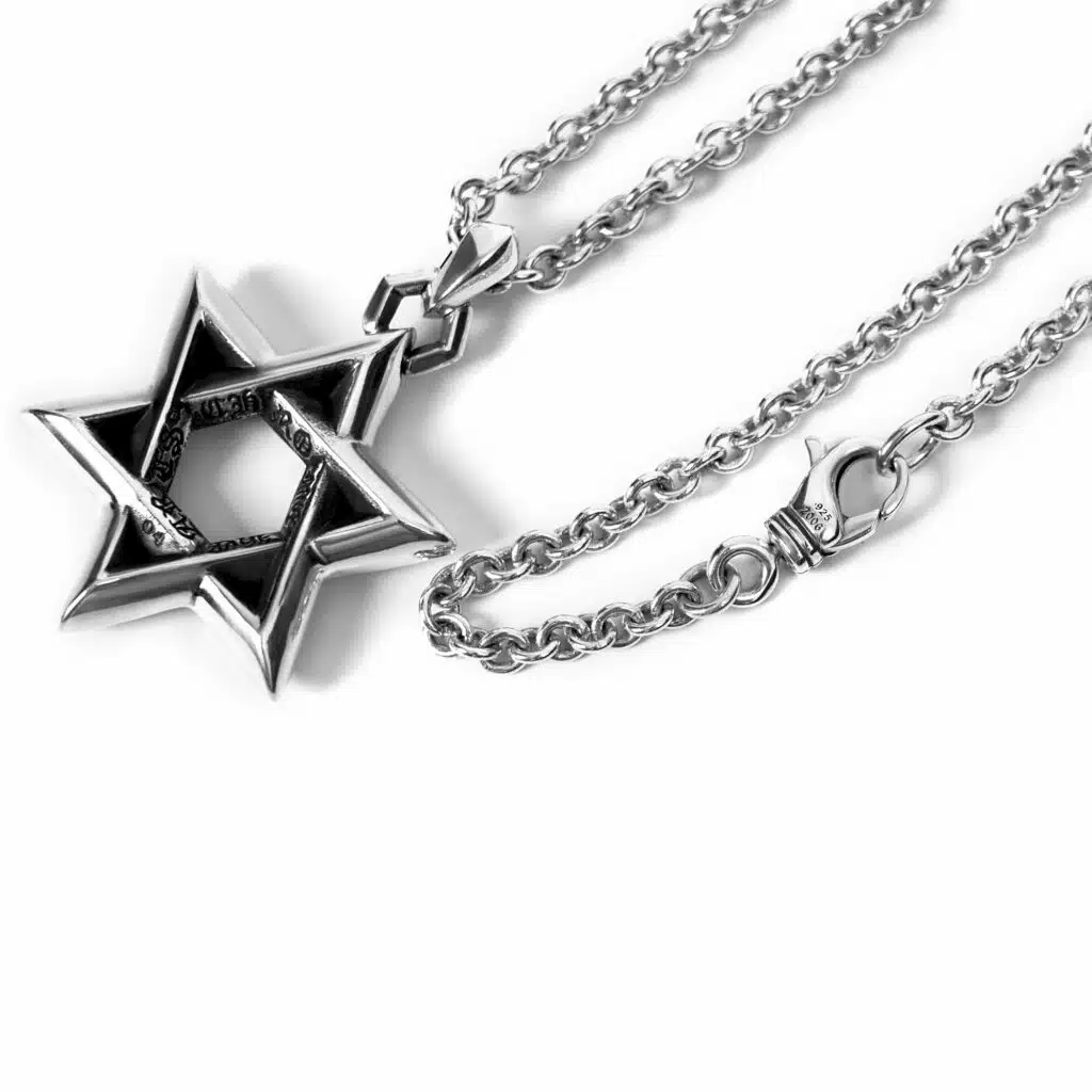 Chrome Hearts Large Star OF David Pendant